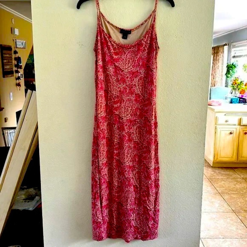 Ann Taylor Petites paisley Cream Rayon Garment
